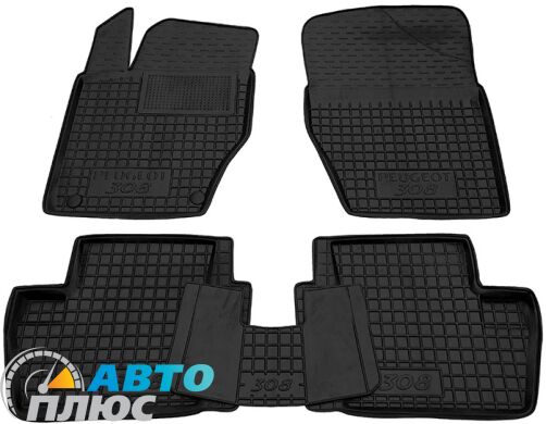 Автомобильные коврики в салон Peugeot 308 2008- (Avto-Gumm)