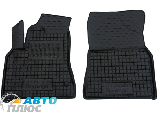 Передние коврики в автомобиль Citroen Berlingo 08-/Peugeot Partner 08- (Avto-Gumm)