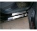 Накладки на пороги Skoda Rapid 2013- (Premium)