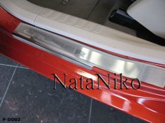 Накладки на пороги Dodge Caliber 2006- (Premium)