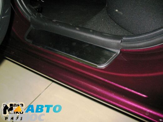 Накладки на пороги Mazda 3 2003-2009 (Premium)
