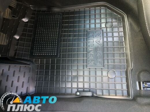Водительский коврик в салон Renault Logan 2013- (Avto-Gumm)