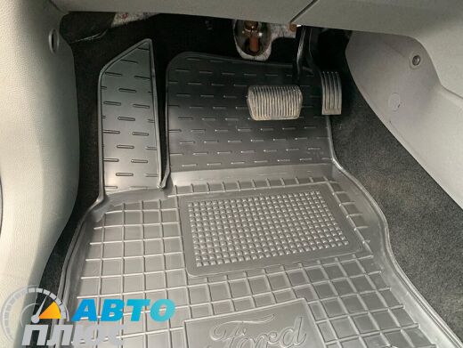 Водительский коврик в салон Ford Focus 2 2004-2010 (Avto-Gumm)