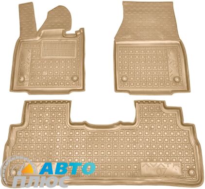 Автомобильные коврики в салон Avatr 07 2025- бежевые (AVTO-Gumm)