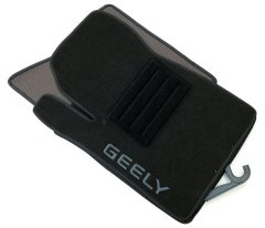 Ворсовые коврики в салон Geely MK 2006- черные ML Lux