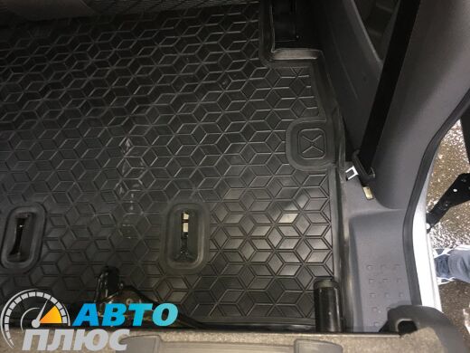 Автомобильный коврик в багажник Volkswagen Caddy Maxi 2004- 7 мест (Avto-Gumm)