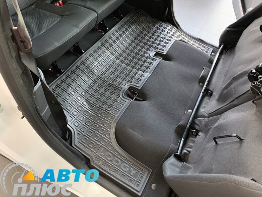 Автомобильные коврики в салон Renault Lodgy 2013- 3-й ряд (Avto-Gumm)