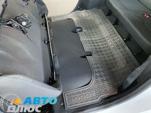 Автомобильные коврики в салон Renault Lodgy 2013- 3-й ряд (Avto-Gumm)