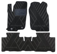 Композитні килимки в салон Toyota RAV4 2016- FL (X) чорні AVTO-Tex