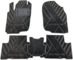 Композитные коврики в салон Toyota RAV4 2006-2009 (X) серые AVTO-Tex