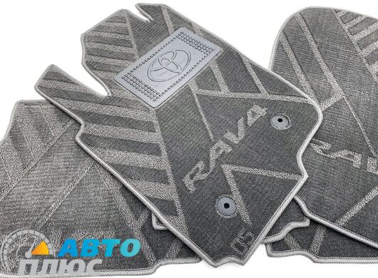 Композитные коврики в салон Toyota RAV4 2006-2009 (X) серые AVTO-Tex
