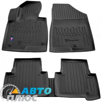 3D Килимки в салон автомобіля Hyundai Santa Fe (DM) 2012- (Stingray)