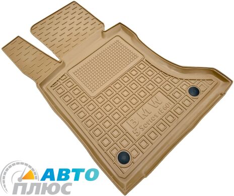 Автомобильные коврики в салон BMW 5 (E60) 2003-2010 бежевые (AVTO-Gumm)