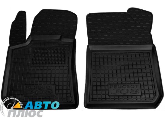 Передние коврики в автомобиль Peugeot 308 2014- (Avto-Gumm)