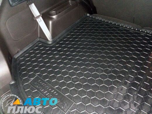 Автомобильный коврик в багажник Hyundai Grand Santa Fe 2013- Base (Avto-Gumm)