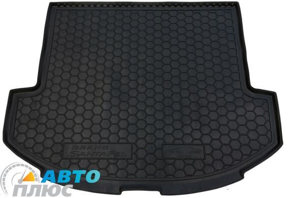 Автомобильный коврик в багажник Hyundai Grand Santa Fe 2013- Base (Avto-Gumm)