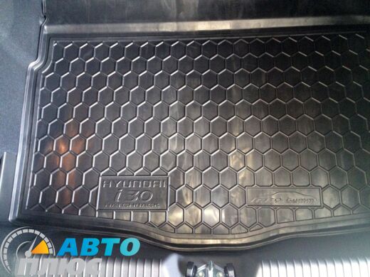 Автомобильный коврик в багажник Hyundai i30 2012- Hatchback (Avto-Gumm)