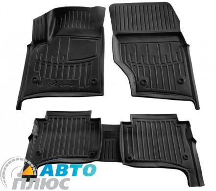 3D Килимки в салон автомобіля Volkswagen Touareg 2002-2010 (Stingray)