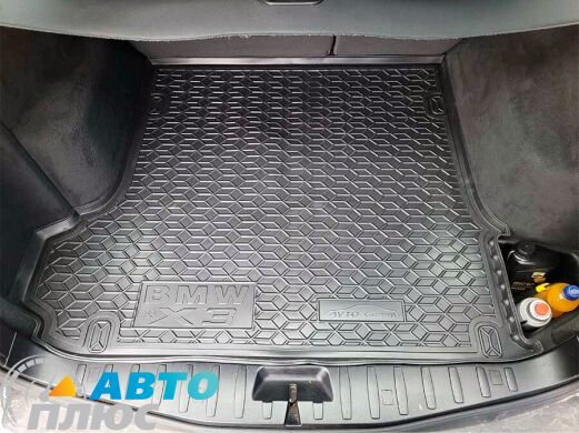 Автомобильный коврик в багажник BMW X3 (E83) 2004-2010 (AVTO-Gumm)