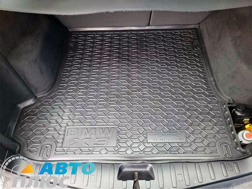 Автомобильный коврик в багажник BMW X3 (E83) 2004-2010 (AVTO-Gumm)