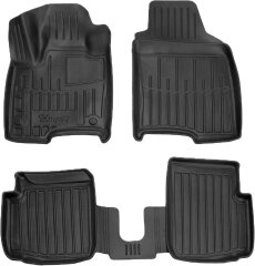 3D Коврики в салон автомобиля Fiat Panda 2012-2024 (Stingray)