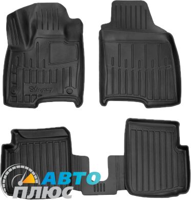 3D Коврики в салон автомобиля Fiat Panda 2012-2024 (Stingray)
