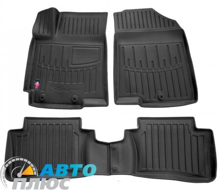 3D Коврики в салон автомобиля Hyundai Accent (RB) 11-/Kia Rio 11- (Stingray)