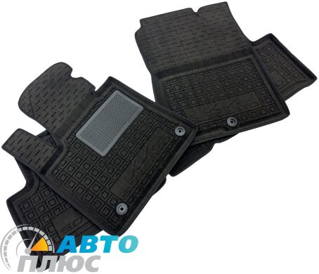 Гибридные коврики в салон Kia Sorento 2024- 5 мест (AVTO-Gumm)