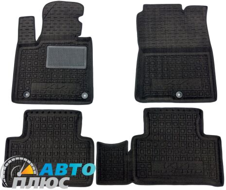 Гибридные коврики в салон Kia Sorento 2024- 5 мест (AVTO-Gumm)