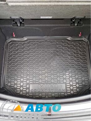Автомобильный коврик в багажник Mini Countryman (F60) 2017-2020 нижняя полка (AVTO-Gumm)
