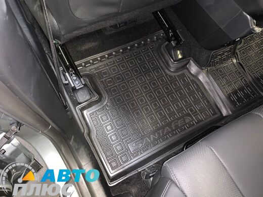 Автомобильные коврики в салон Hyundai Santa Fe 2018- (Avto-Gumm)