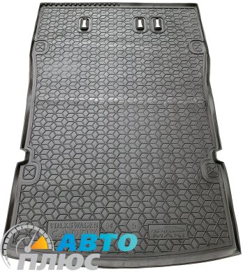 Автомобильный коврик в багажник Volkswagen Caddy Maxi 2004- 5 мест (Avto-Gumm)