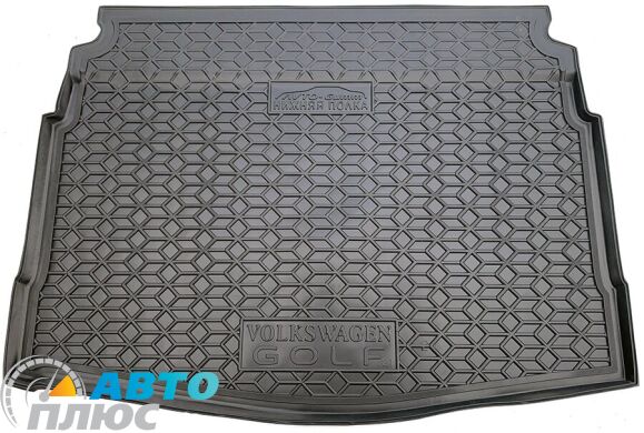 Автомобильный коврик в багажник Volkswagen Golf 8 2020- (нижняя полка) (AVTO-Gumm)
