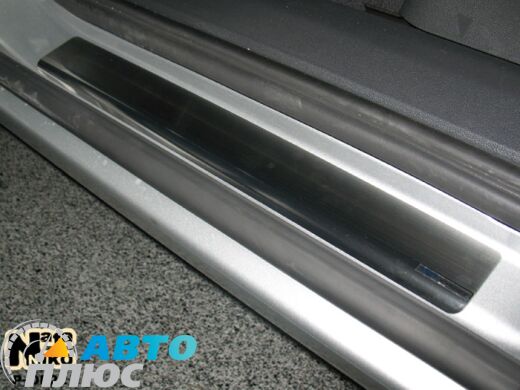 Накладки на пороги Opel Zafira (B) 2005- (Premium)