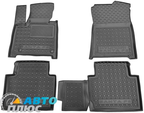 Автомобильные коврики в салон Hyundai Santa Fe 2024- (AVTO-Gumm)