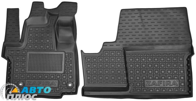Автомобильные коврики в салон Opel Zafira Life 2019- (1+1/1+2) (AVTO-Gumm)
