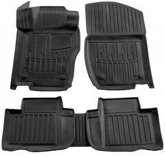 3D Коврики в салон автомобиля Mercedes ML (W164) 05-/GL (X164) 06- (Stingray)