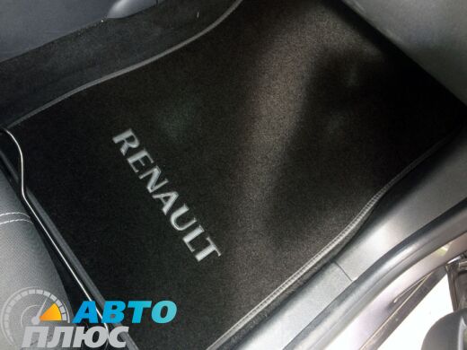 Рено Флюенс 2009- реальное фото как лежат в авто ворсовые коврики купить черные бизнес Автоплюс