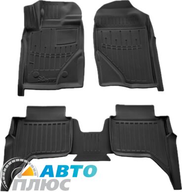 3D Коврики в салон автомобиля Volkswagen Amarok 2 2022- (Stingray)