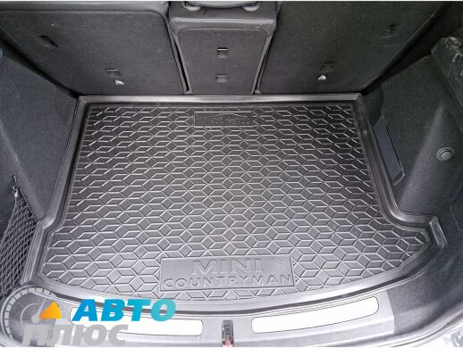 Автомобильный коврик в багажник Mini Countryman (F60) 2017-2020 верхняя полка (AVTO-Gumm)