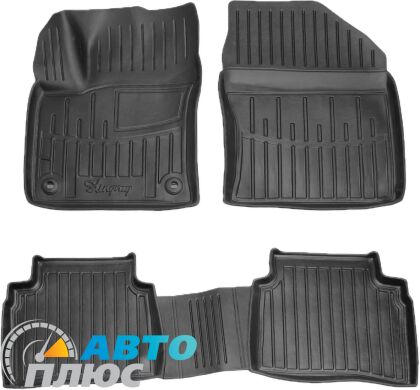 3D Килимки в салон автомобіля Toyota Prius (ZVW50R) 2015-2022 (Stingray)