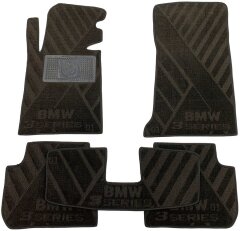 Композитные коврики в салон BMW 3 (E46) 1998-2005 (X) AVTO-Tex