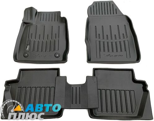 3D Коврики в салон автомобиля Ford Fiesta 2008-2016 (Stingray)