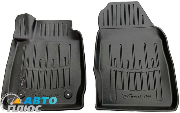 3D Коврики в салон автомобиля Ford Fiesta 2008-2016 (Stingray)