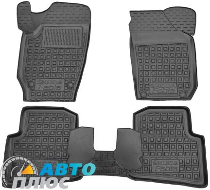Автомобильные коврики в салон SKODA Fabia 2007-2015 (AVTO-Gumm)