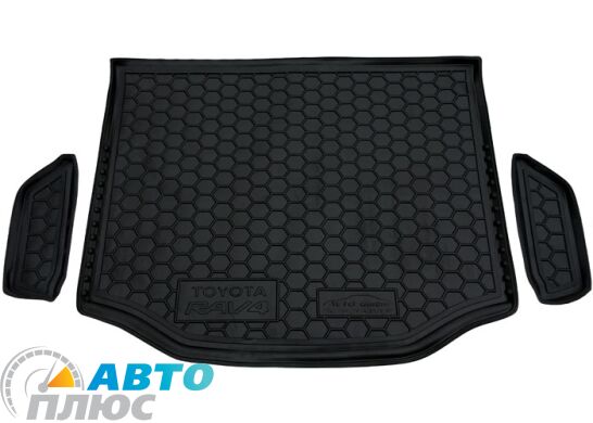 Автомобильный коврик в багажник Toyota RAV4 2013- (полноразмерка) (Avto-Gumm)