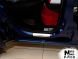 фото картинка Накладки на пороги Fiat Qubo/Fiorino 2008- (Premium) &mdash; АвтоПлюс