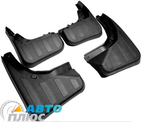 Комплект брызговиков Mercedes GLK (X204) 2008-2015 с порогами (AVTM)
