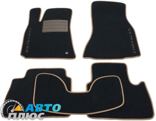 Фото ковриков в салон для автомобиля Chrysler 300C 2003-2012 черные бизнес Avtoplus.com.ua