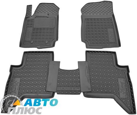 Автомобильные коврики в салон Ford Ranger 2018-2021 (AVTO-Gumm)